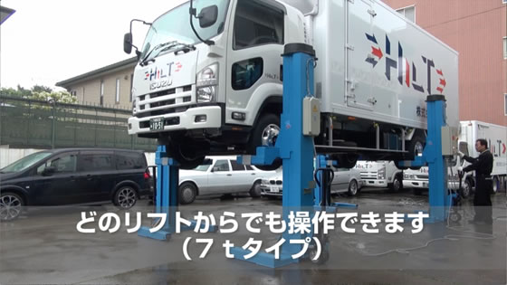 バス・トラック・大型車用移動式リフト